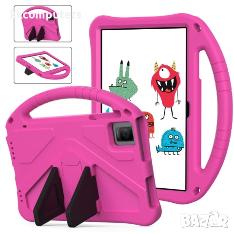 TCL Tab 10 Gen 2 / T-Mobile REVVL Tab / Blackview Oscal Pad 15 Foldable Thumb Kickstand EVA Удароуст, снимка 5 - Калъфи, кейсове - 53234178