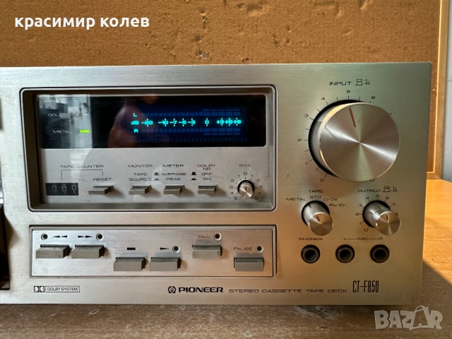 касетен дек "PIONEER CT-F850"/ blue series/, снимка 2 - Декове - 54294275