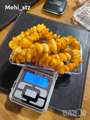 Царски гердан кехлибар 78 грама., снимка 6 - Колекции - 52987427