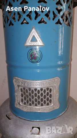 Антикварна печка на керосин ,PERFECTION AMERIKAN, снимка 3 - Антикварни и старинни предмети - 40617080