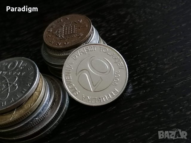 Mонета - Словения - 20 толара | 2005г.