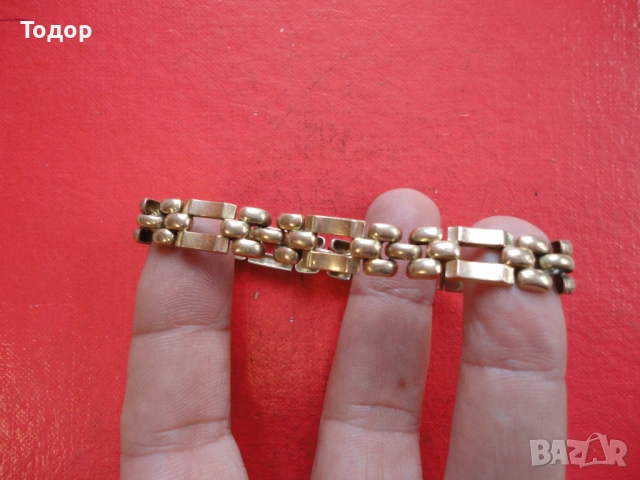 Позлатена гривна Oresto, снимка 3 - Гривни - 53302305