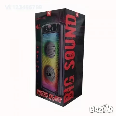 двойна колона модел KTS-1600 Bluetooth ,FM, снимка 3 - Друга електроника - 50649936