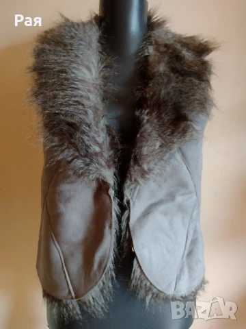 Страхотен кожен елек Christian Berg, снимка 1