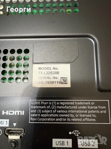 Телевизор Panasonic Viera TX-L32E30E ( за части ) , снимка 6 - Телевизори - 54168173