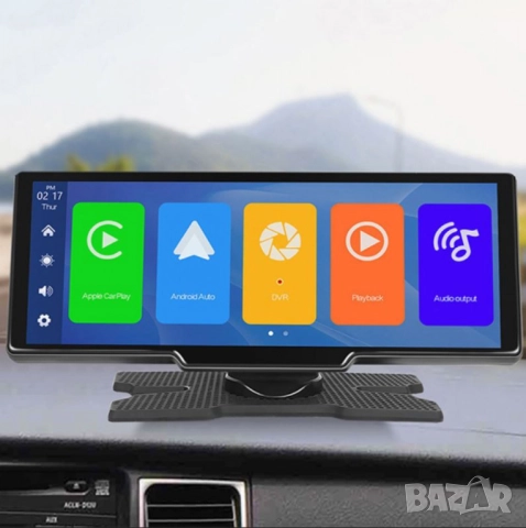 Мултимедия CarPlay Android/iOS Auto H105V 10.26" – безжичен смарт екран с Android Auto, Bluetooth и , снимка 9 - Друга електроника - 51948585