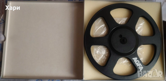 Кутия и магнетофонна ролка 26 см AGFA , снимка 3 - Аудиосистеми - 53929566