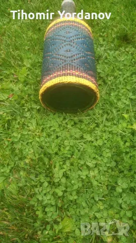 Плетена бутилка., снимка 2 - Антикварни и старинни предмети - 50235877