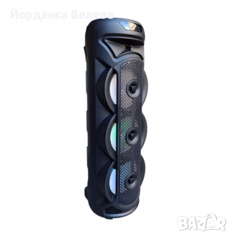Безжичен преносим високоговорител DPUS SZ-8336, 3 х 8 ", мега бас ,USB зареждане, Bluetooth връзка, , снимка 3 - Тонколони - 51975057