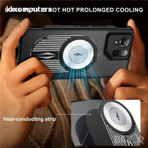 Asus ROG Phone 9 / 9 Pro 5G Калъф с Алуминиева Стойка, Ароматерапия и Графеново Отвеждане на Топлина, снимка 8 - Калъфи, кейсове - 50766691