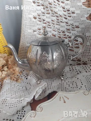 Чайник, захарничка и латиера , снимка 2 - Аксесоари за кухня - 48713880