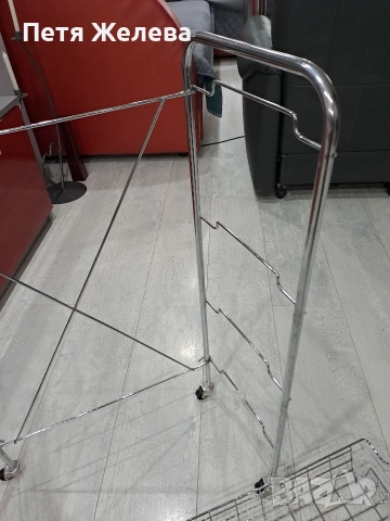 Сгъваем метален стелаж на колела , снимка 5 - Други стоки за дома - 53321509