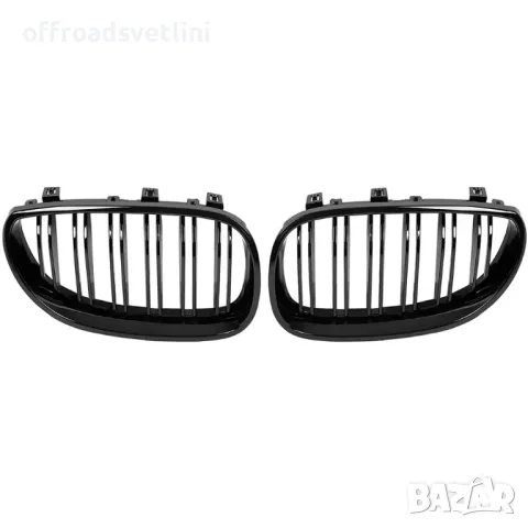 Бъбреци с двойни ребра черен лак за BMW серия 5 E60 E61 2004 до 2009, снимка 2 - Аксесоари и консумативи - 48292216