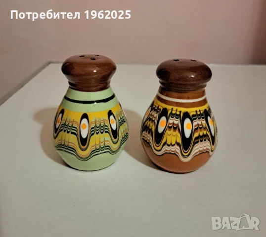 Автентични Керамични съдове - Гърне, Кана ,Свещник и Пепелник, снимка 6 - Градински мебели, декорация  - 36739493