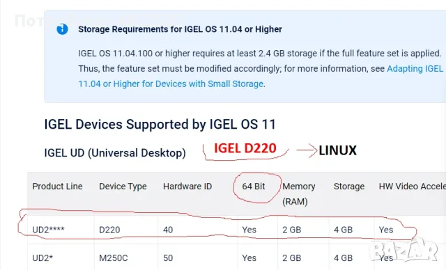 Компютър  IGEL D220, снимка 5 - Работни компютри - 55708561