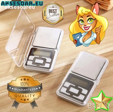 Кантарче 200g/300g/500g x 0,01g цифрова мини джобна електронна везна с висока прецизност за бижута , снимка 2 - Аксесоари за кухня - 42328458