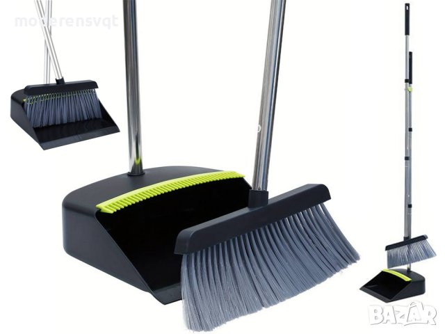 Комплект метла и четка за почистване метачка, снимка 4 - Мопове, кофи, четки и метли - 44406818