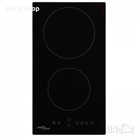 Керамичен плот с 2 котлона, сензорен контрол, 3000 W, снимка 1