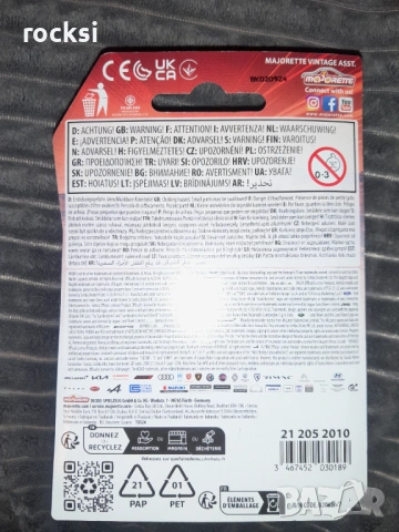 Метална количка Ситроен 2cv мащаб 1:60, снимка 2 - Колекции - 54297631