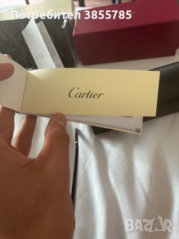 Cartier Black Acetate Glasses, Gold Decor & Blue Lens, снимка 6 - Слънчеви и диоптрични очила - 50859084