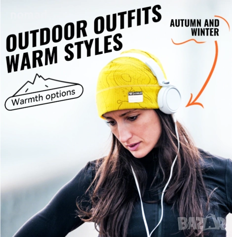 Зимна шапка за спорт WRELS I Бягане и активности на открито, снимка 4 - Шапки - 52689855