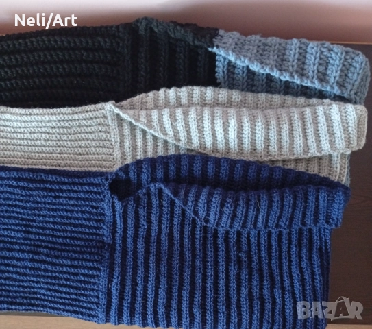 Ръчно изработен шал с качулка , снимка 2 - Шалове - 51535942