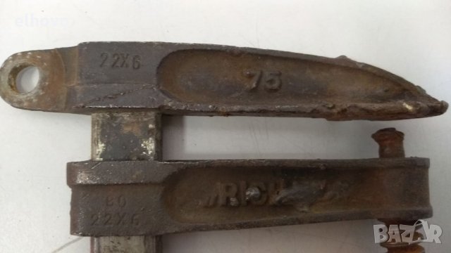 Стара немска стяга RICHA 22X6, снимка 8 - Стяги - 34312741