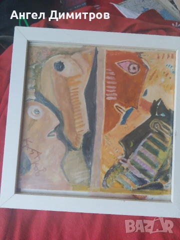 Димитър Казаков Нерон картина смесена техника 