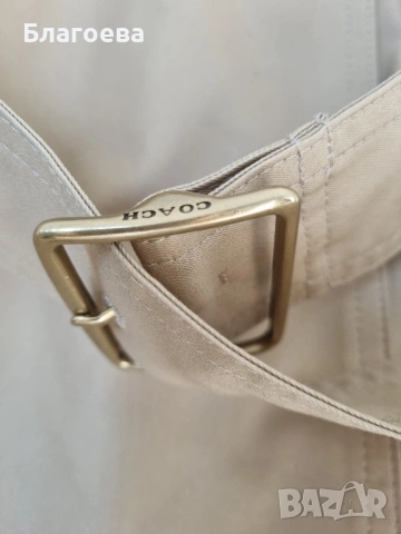 шлифер тренчкот COACH, снимка 7 - Шлифери - 53876417