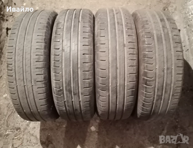 Продавам 4 броя Летни Гуми 195.65.15 на 1 сезон дот 2019 Контентал 