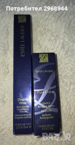 Estée Lauder спирала и червило– комплект, снимка 6 - Декоративна козметика - 52955919