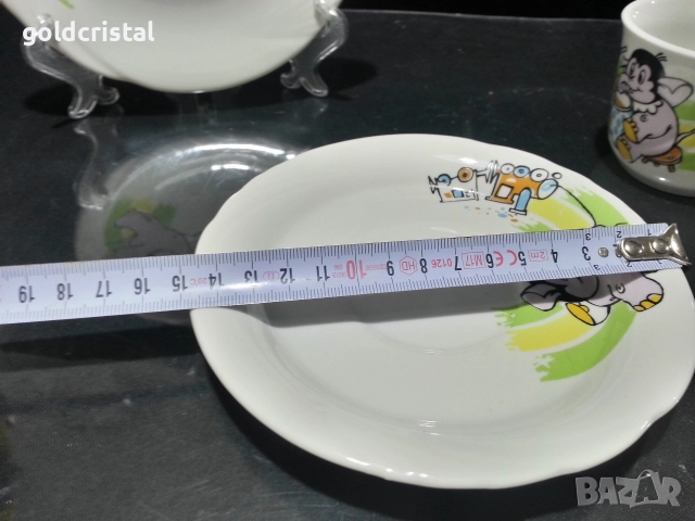 Стар български порцелан детски комплект , снимка 5 - Антикварни и старинни предмети - 52968164