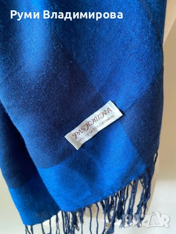 Шал в цвят кайсия от 100 % лен Soya concept, снимка 6 - Шалове - 53994447