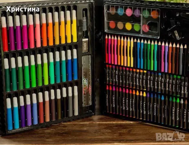 Комплект за рисуване от 150 части Цена: 16лв, снимка 1