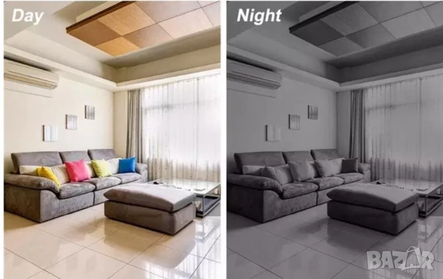 WiFi скрита камера в настолен часовник, будилник, видеонаблюдение, снимка 5 - HD камери - 52163815