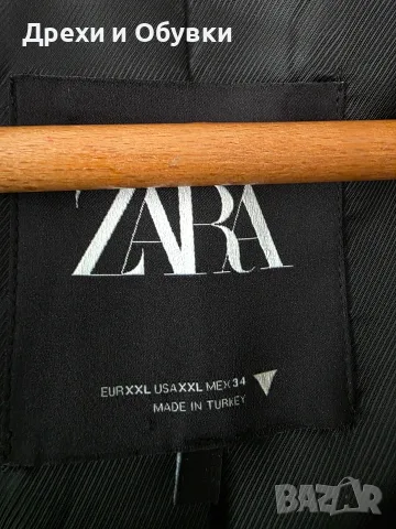 Черен блвйзър сако Zara 2XL, снимка 9 - Сака - 56521741