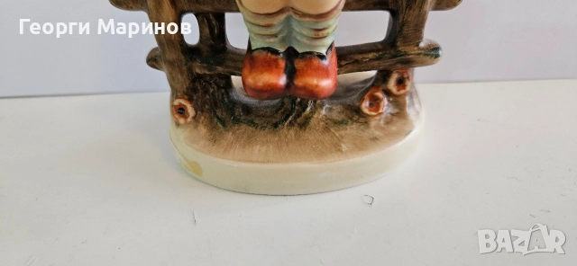 Goebel Hummel, порцеланова фигура, Wayside Harmony, TMK6, 111 3/0, 1986 г., снимка 6 - Колекции - 52582332