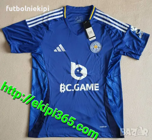 Лестър Сити титулярна синя тениска 2024/25