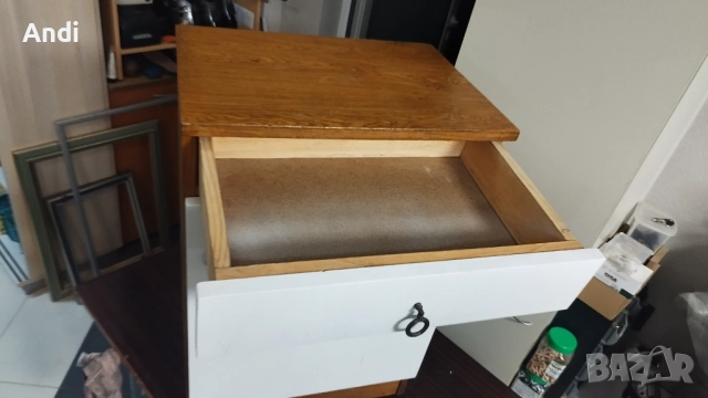 Шкаф с чекмедже врата и рафт  50/36/75см Ретро модел, снимка 3 - Шкафове - 52798250