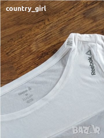 Reebok D COVERUP TEE - страхотна дамска блуза КАТО НОВА, снимка 9 - Спортни екипи - 30578854