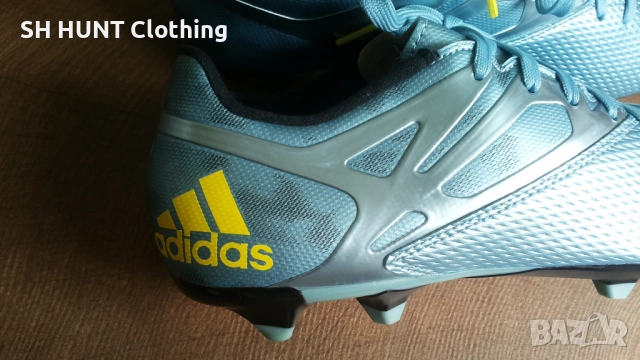 Adidas MESSI 15.3 Blue FG/AG Matte Ice Metallic Football Boots EUR 43 1/3 / UK 9 бутонки 212-14-S, снимка 3 - Футбол - 52228385
