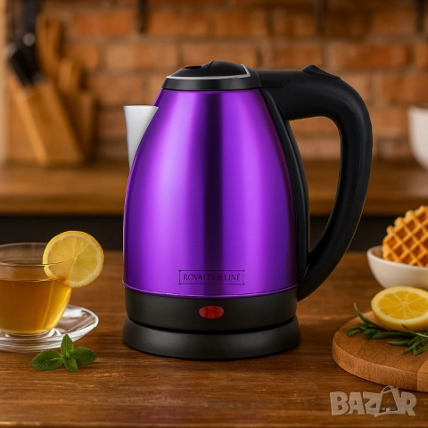 Електрическа кана Royalty Line RL-SSK1.7L, 1500W, снимка 5 - Друга електроника - 51861038