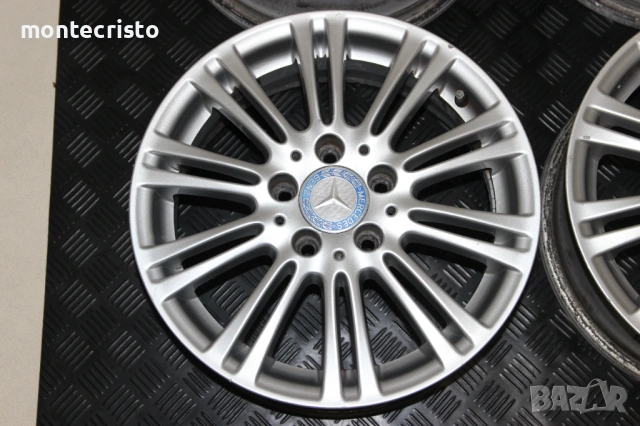 Алуминиеви джанти Mercedes W169 A-Class (2004-2012г.) Mercedes B-Class W245 16 цола 5x112 66.6, снимка 4 - Гуми и джанти - 53932264