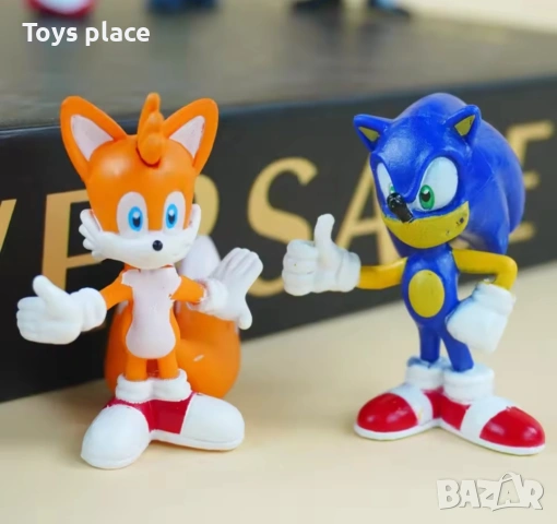 12 броя фигурки на Sonic The Hedgehog, Super Sonic Metal, Sonic Knuckles, Shadow Werehog Соник, снимка 8 - Фигурки - 51036147