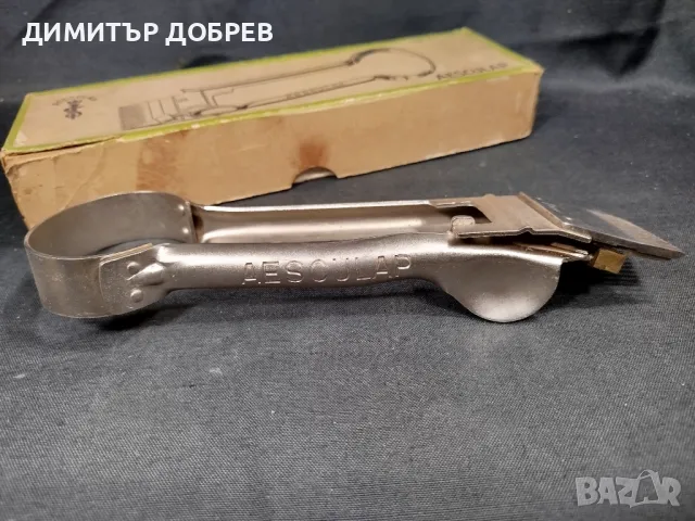 СТАРА РЕТРО МАШИНКА РЕЗАЧКА ЗА СТРИГАНЕ НА КУЧЕТА AESCULAP, снимка 5 - Антикварни и старинни предмети - 48694106