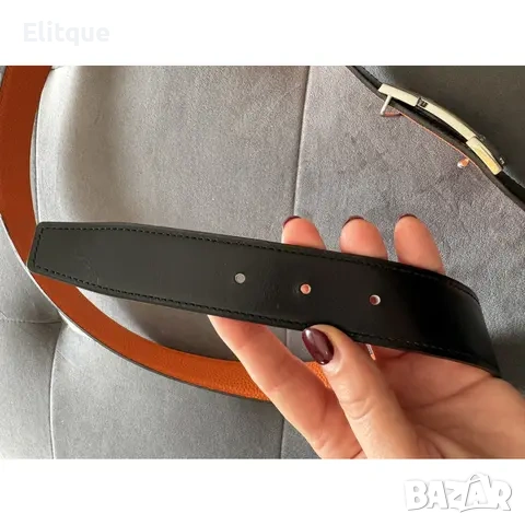 колани от естествена кожа в кутия hermes , снимка 3 - Колани - 53216897