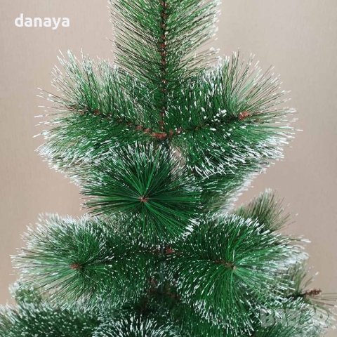 4203 Изкуствена коледна елха със заскрежени връхчета, 90см, снимка 3 - Декорация за дома - 42669964
