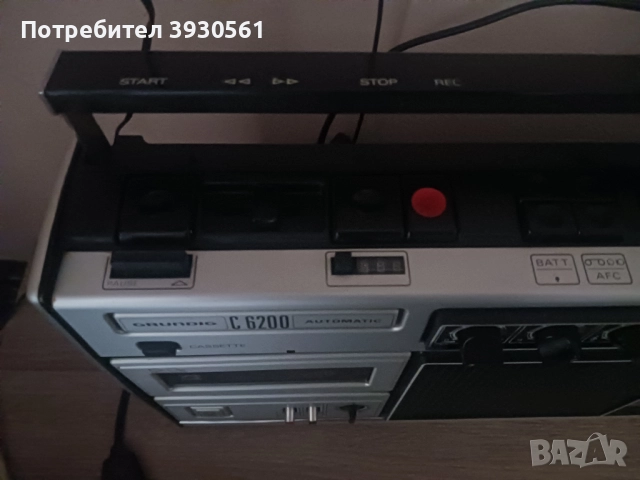 Радиокасетофон grundig c6200 automatic, снимка 3 - Радиокасетофони, транзистори - 52351927