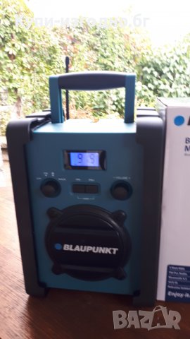Радио, BLAUPUNKT, блутут, вградена  литиева батерия, Aux, снимка 6 - Радиокасетофони, транзистори - 34172157