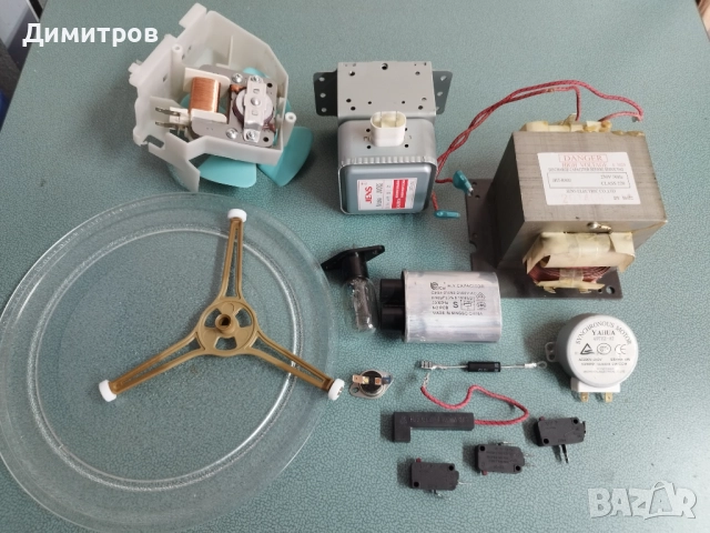 Части за микровълнова печка